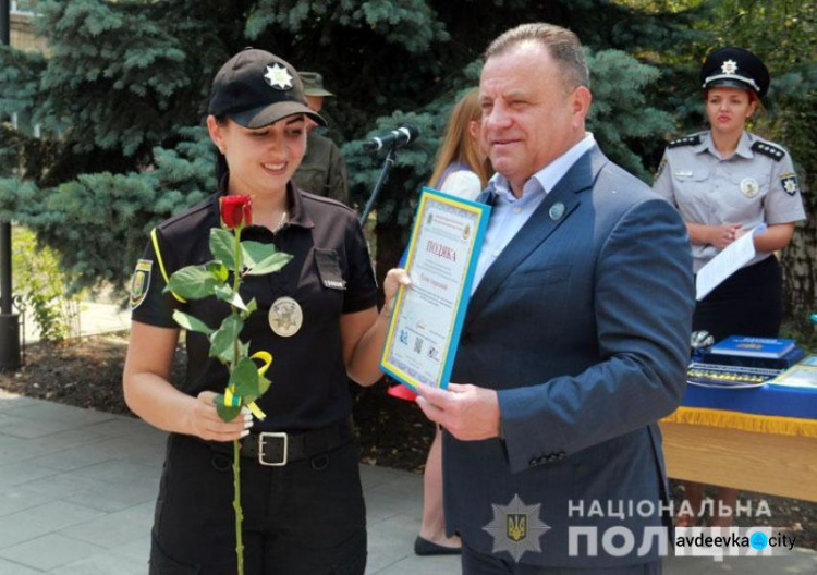 На Донеччині 26 молодих поліцейських присягнули на вірність українському народові (ФОТО)