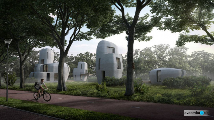 В Нидерландах на 3D-принтере напечатали жилой комплекс (ФОТО+ВИДЕО)