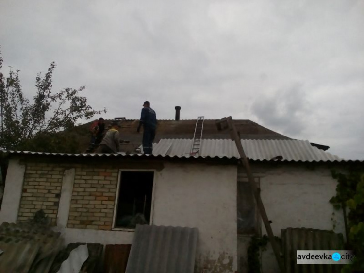 В Авдеевке отремонтировали 90 домов (ФОТО)