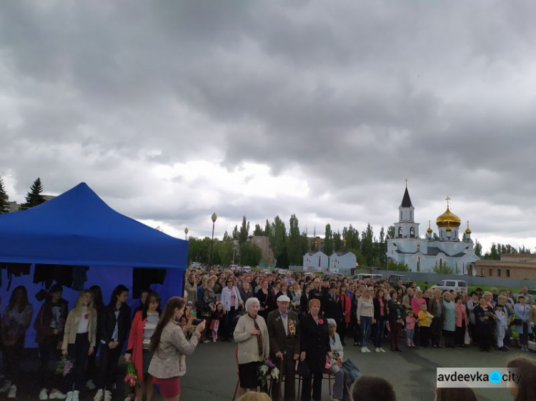 В Авдеевке прошли памятные мероприятия ко  Дню Победы (ФОТОРЕПОРТАЖ)