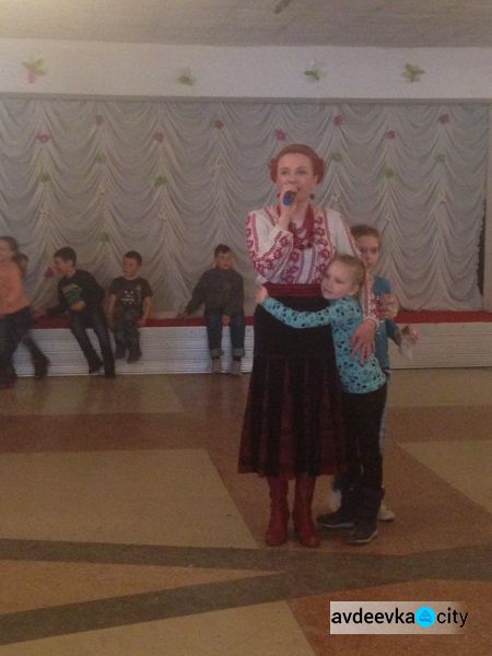 Татьяна Школьная в Авдеевке: «Хочется общаться на украинском языке, вместе петь, танцевать, играть»