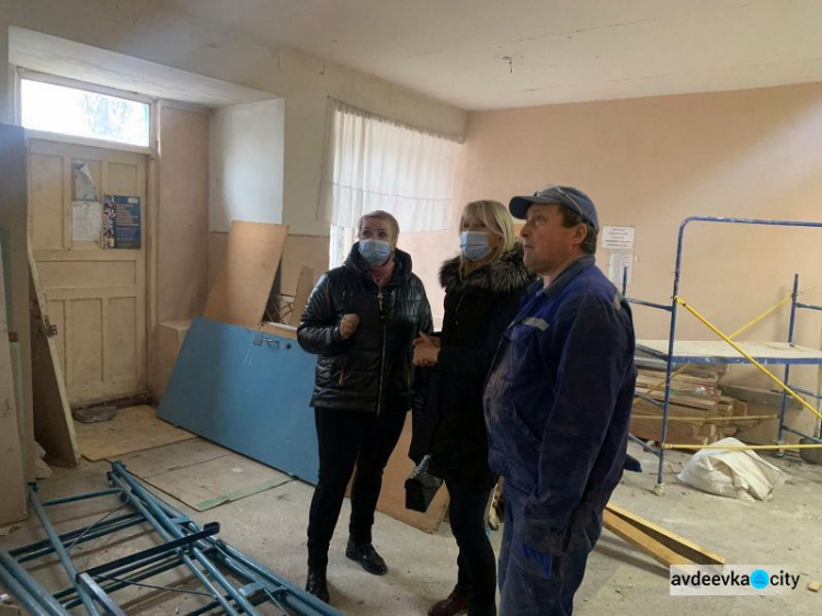 Общественная организация «Авдеевка. Платформа совместных действий» продолжает обновлять городскую больницу