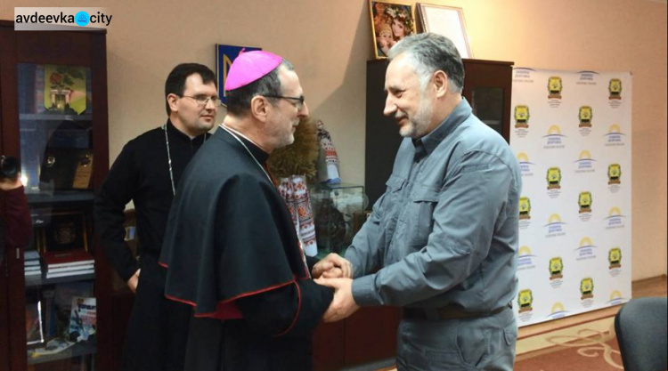 Апостольский нунций Архиепископ Клаудио Гуджеротти посетил Авдеевку