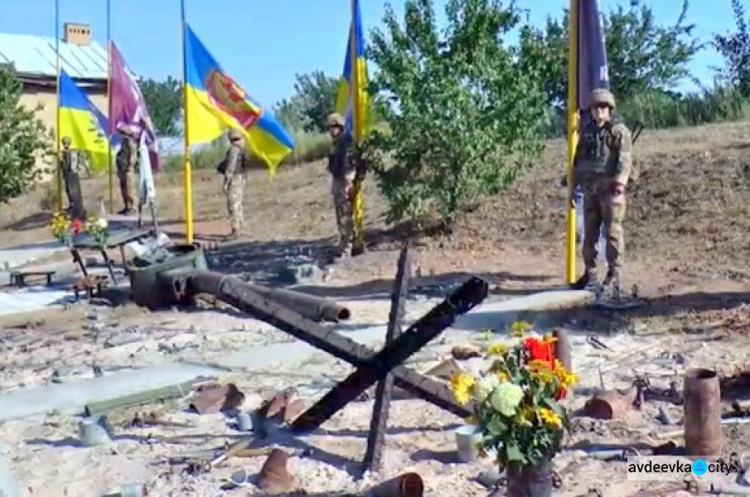 В Авдіївці продовжують реконструкцію меморіалу українським захисникам (ВІДЕО)