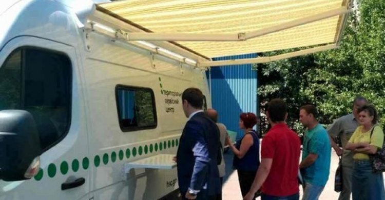 Более 160  жителей Авдеевки воспользовались услугами мобильного сервисного центра МВД