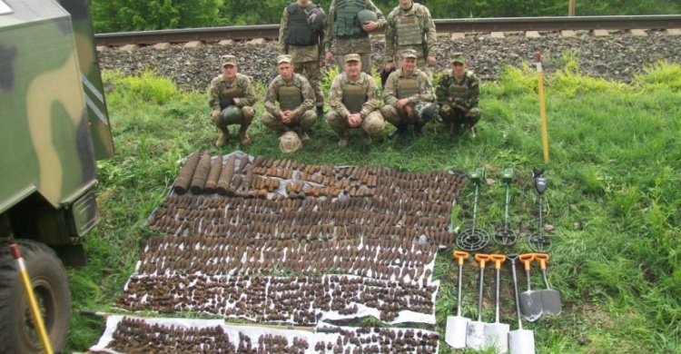 За время АТО на территории Донецкой железной дороги было разминировано почти 4 тыс. боеприпасов