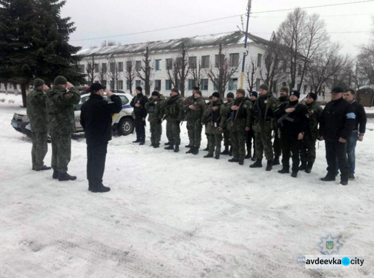 На охрану Покровской оперзоны вышли полиция и общественные формирования (ФОТО)