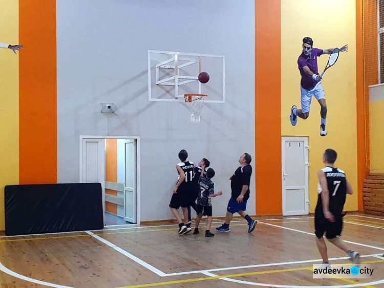 Баскетболісти Авдіївки провели товариський матч в рамках міського фестивалю «Спортивна зима»