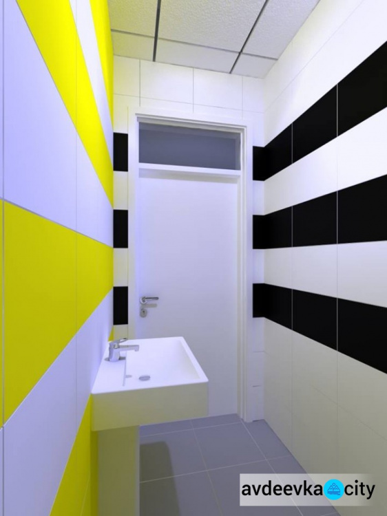 Стало известно, как будут выглядеть санитарные комнаты в ОШ №6 после ремонта (ФОТО)