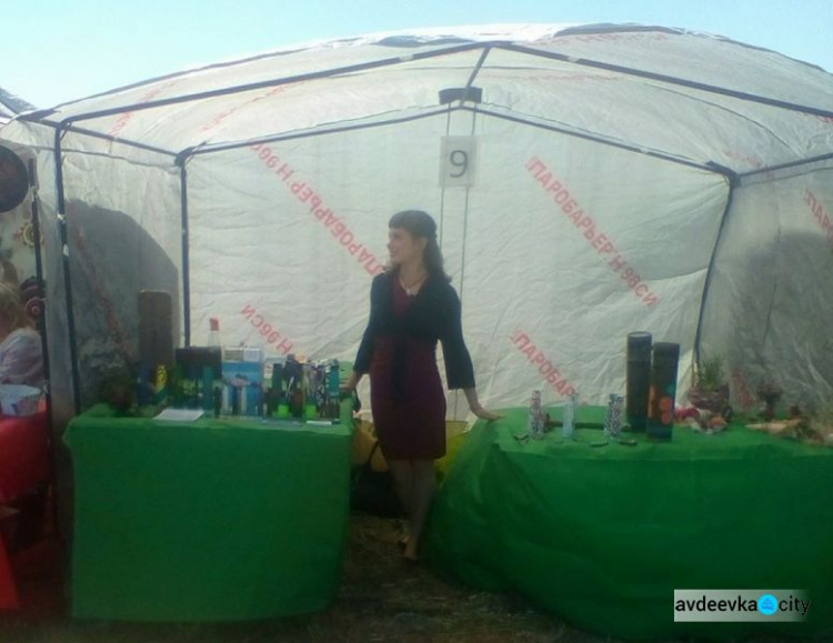 На фестивале «Дикое поле» продавали военные сувениры из Авдеевки (ФОТО)