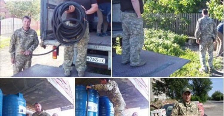 Представители Cimic Avdeevka привезли воду в прифронтовую зону (ФОТО)