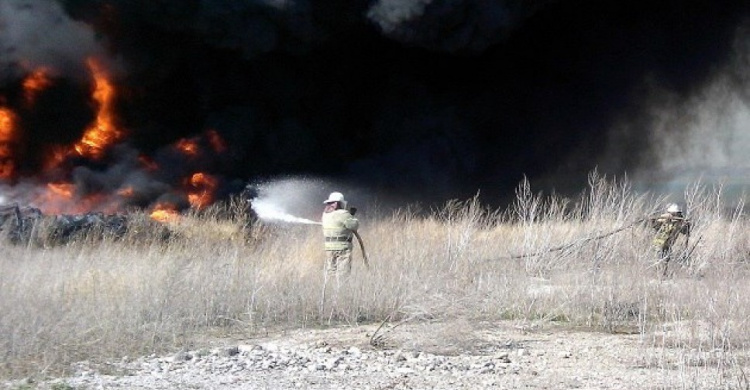 В Авдеевке произошел крупный пожар (ФОТО)
