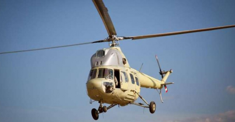В Донецкой области разбился  военный вертолет