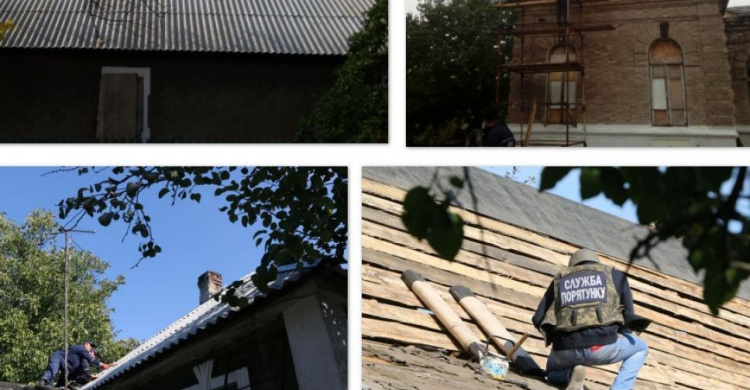В Авдеевке восстановили почти 100 домов, попавших под обстрелы (ФОТО)