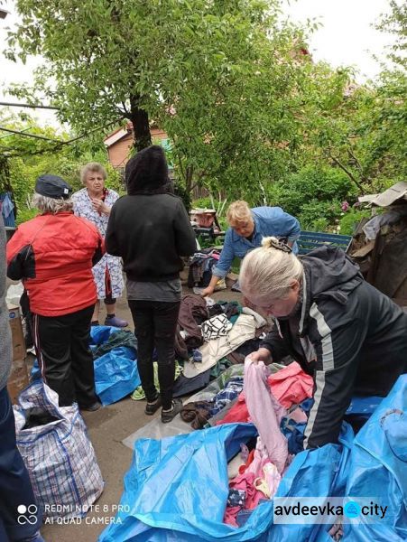 В Авдіївці роздали гуманітарну допомогу від Латвійської Республіки