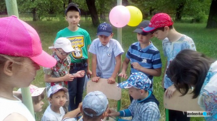 Для детей Авдеевки устроили квест и «Малые олимпийские игры» (ФОТО)