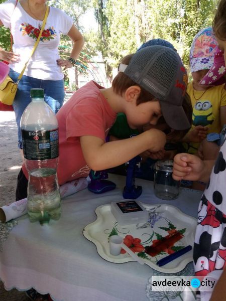 Авдеевским малышам организовали “Научный пикник” (ФОТО)