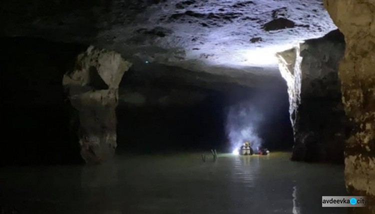 В Донецкой области в затопленных штольнях можно научиться пещерному дайвингу