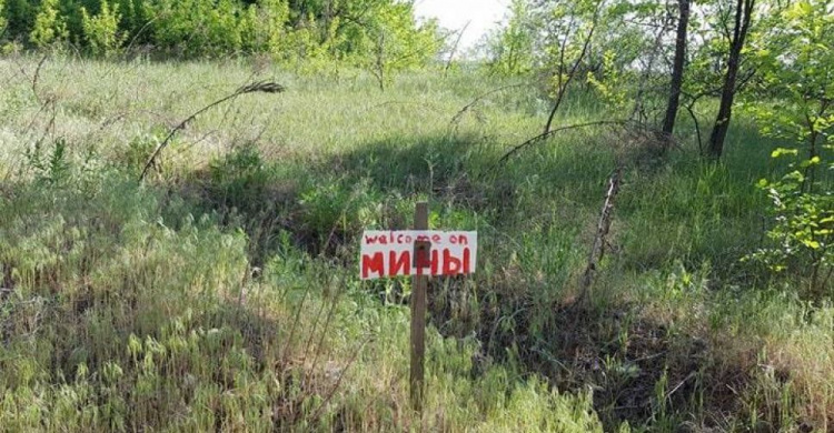Мина убила детей на Донбассе