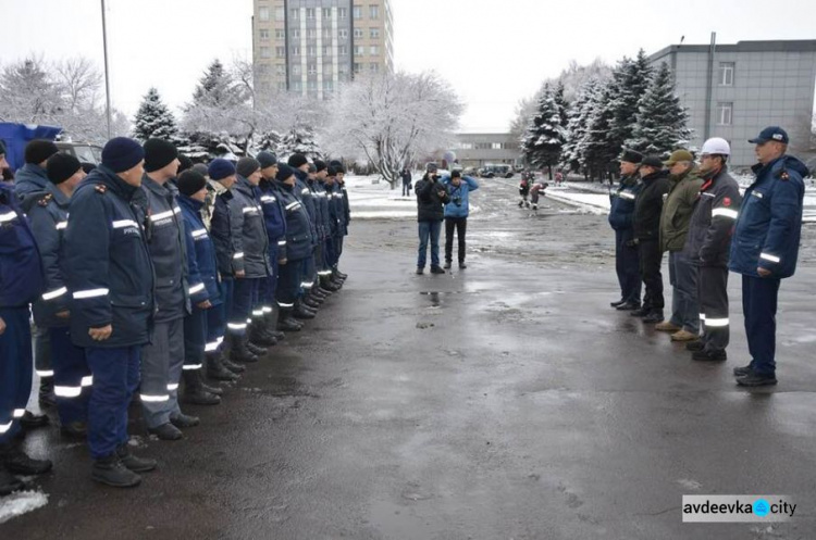 В Авдеевку прибыл «десант» сумских спасателей: фоторепортаж