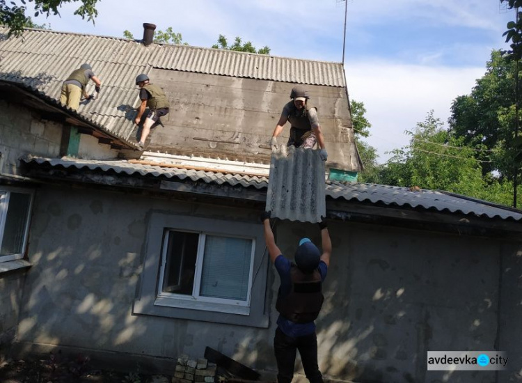 Восстановление жилых домов в Авдеевке: последние новости (ФОТО)