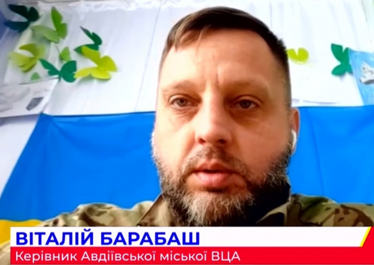 Віталій Барабаш: ворог закидає артилерією місто і атакує промзону Авдіївки (ВІДЕО)