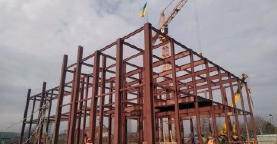 Для строительства Метинвест Политехники используют 1,5 тысячи тонн металлоконструкций
