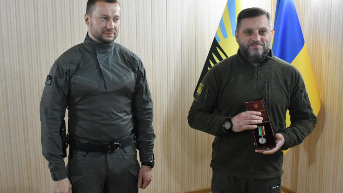 Начальнику Авдіївської МВА Віталію Барабаш вручили Державну нагороду