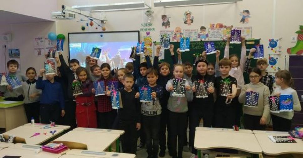 В Авдіївці школярі майстрували 