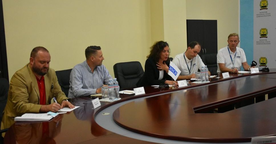 Власти Донетчины встретились с делегаций СММ ОБСЕ