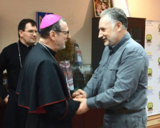 Апостольский нунций Архиепископ Клаудио Гуджеротти посетил Авдеевку