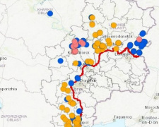 Опубликована «минная карта» Донбасса