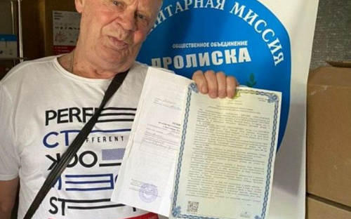В Авдеевке помогли мужчине восстановить документы, сгоревшие во время пожара