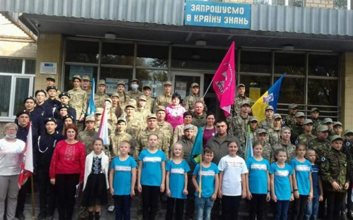 В Авдеевке торжественно открыли военно-патриотическую игру 