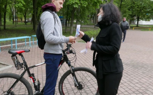Авдеевцев поздравили с Днем Европы