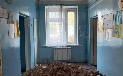 В Авдіївці колишній санпропускник лікарні перебудовують в рентгенологічний кабінет