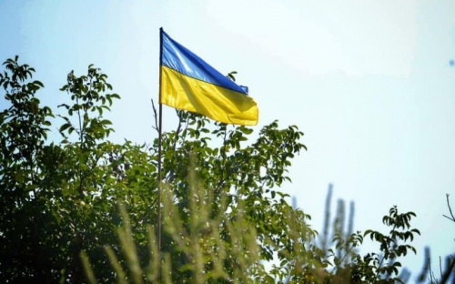 Украинский флаг взвился в «серой зоне» у Авдеевки