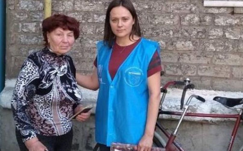 Переселенку привезли в Авдеевку для важного оформления