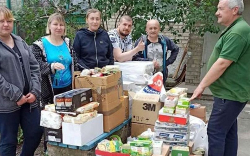 Авдіївка отримала продуктові набори від Офісу Президента, міжнародних партнерів та українських громадських організацій