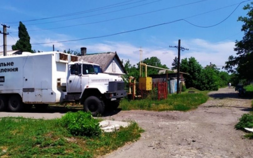 Мобильный офис «Ощадбанка» приезжал в Авдеевку