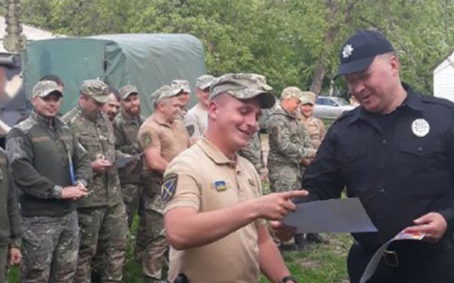 В Авдеевке благодарили полк особого назначения (ФОТО)