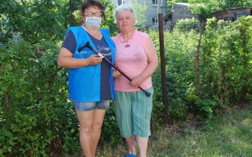 Жителям поселка Опытное доставили средства реабилитации