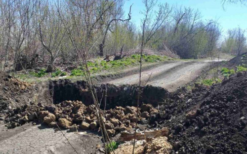 В Опытном восстановили перекопанную дорогу