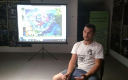 В Авдіївці познайомились із митцями, які створять мурал на Гагаріна (ФОТО)