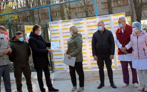 В Авдеевке открыли кислородную станцию (ВИДЕО)