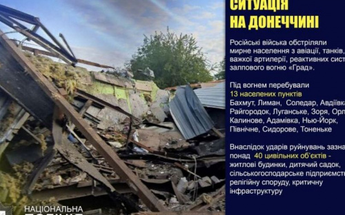 Оперативне зведення поліції Донеччини на 24 травня