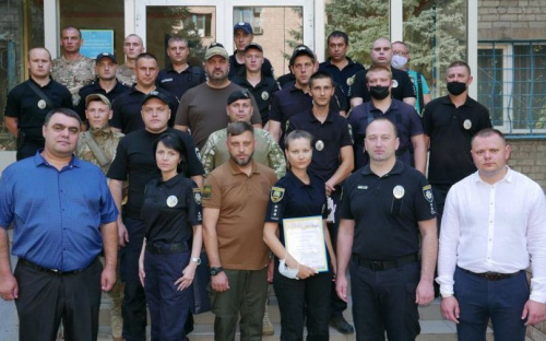 Правоохранителей Авдеевки поздравили с Днем национальной полиции Украины