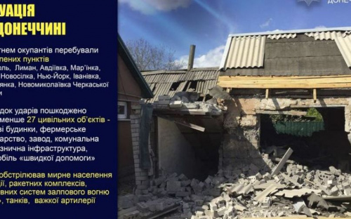 Оперативне зведення поліції Донеччини на 29 квітня