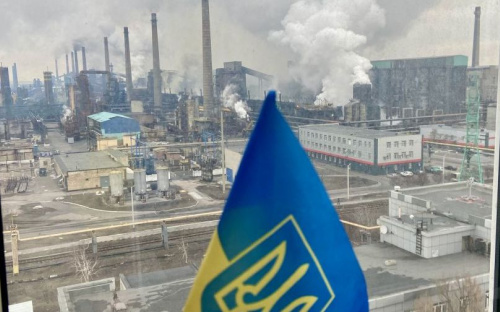 Авдіївський коксохім працює 24/7 під жовто-блакитним прапором