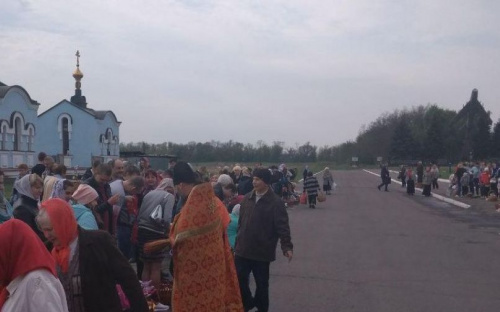 В Авдеевке освятили пасхальные корзины (ФОТО)